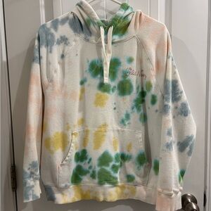 Tie-Dye Hoodie with Front Pocket